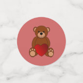 Confettis Teddy Love (Petit recto)