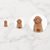 Confettis Texte de nom d'image personnalisée (Derrière)