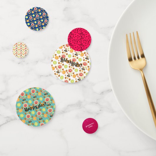 Confettis Thanksgiving happy Fall Farmhouse (Groupe)