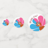 Confettis Thanksgiving TurquieRévélation de genre (Devant)