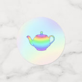 Confettis Thé Rainbow Teapot Party (Petit recto)
