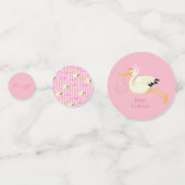 Confettis thème baby shower fille (Devant)