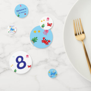 Confettis Thème de baleine pour l'anniversaire des enfants F