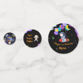 Confettis Thème de fête d'anniversaire dans l'espace (Devant)