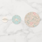 Confettis Thème de fête de thé shabby chic pour la douche de (Devant)