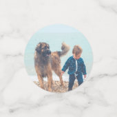 Confettis Thème de l'espace 1er anniversaire OVNI photo (Petit recto)