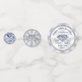 Confettis Thème Diamond Personnalisé, Joyeux tableau d'anniv (Devant)