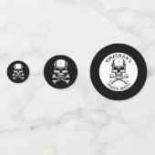 Confettis Thème pirate Fête Adulte Navires Crâne (Devant)