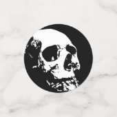 Confettis Til Death Do Us Part Skull Photos Goth Mariage (Petit recto)