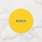 Confettis Titanic Birthday Yellow RMS White Star Line Ship (Petit recto)