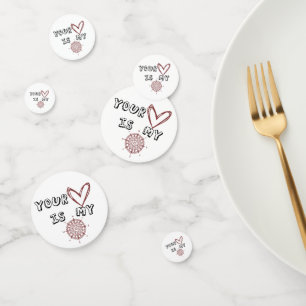 Confettis Ton coeur est mon boussole