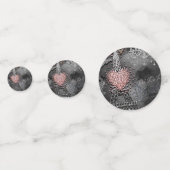 Confettis Tour Eiffel rose de Paris pailletée argentée (Devant)