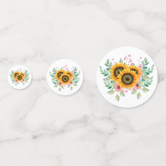 Confettis Tournesol (Derrière)