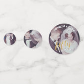 Confettis TOUTE ANNÉE - 50e anniversaire de Mariage & photo (Devant)