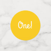 Confettis Train Cute Choo-Choo 1er Anniversaire Thème (Petit recto)