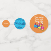 Confettis train et voiture pour le garçon (Derrière)