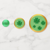 Confettis Trèfles verts heureux (Derrière)