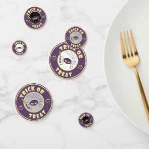 Confettis Trick ou traiter l'araignée halloween style Starbu