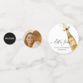 Confettis Trinquons Fête de Fiançailles (Derrière)