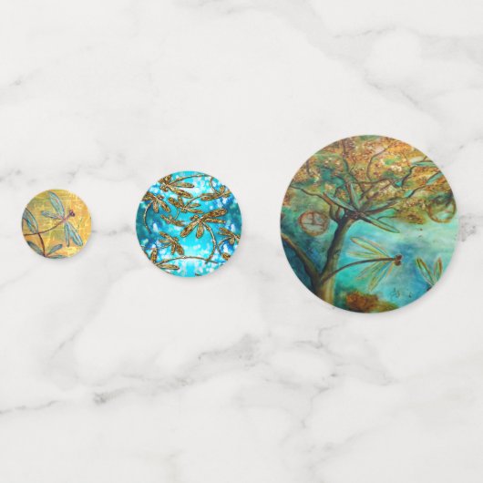 Confettis Trio de libellules (Devant)