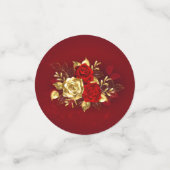 Confettis Trois Roses de bijoux (Petit recto)