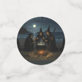 Confettis Trois Sorcières Brew Cauldron Pleine lune Beach (Petit recto)