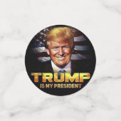 Confettis Trump est mon président (Petit recto)