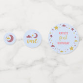 Confettis Twinkle Twinkle Little Star Premier anniversaire (Devant)