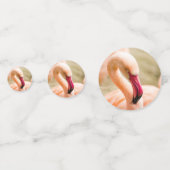 Confettis Un Beau Flamant rose Rose (Derrière)