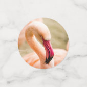 Confettis Un Beau Flamant rose Rose (Petit recto)