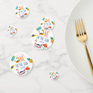 Confettis Un dans le soleil pour la fête d'anniversaire de p
