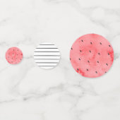 Confettis Un dans un melon Watermelon Table d'anniversaire (Devant)