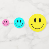 Confettis Un joyeux Mec/Gal Smiley Face Anniversaire Confett (Devant)