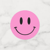 Confettis Un joyeux Mec/Gal Smiley Face Anniversaire Confett (Petit recto)