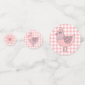 Confettis Un mignon poussin à chaque anniversaire (Derrière)