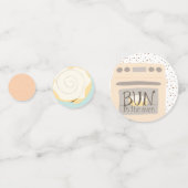 Confettis Un petit biberon dans la douche bébé au four (Devant)