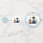 Confettis Un Petit Pêcheur | Le Baby shower du garçon mou (Devant)