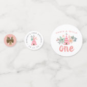 Confettis Un sauvage | Boho Nature Thème Première fête d'ann (Devant)