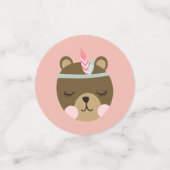 Confettis Un sauvage | Boho Nature Thème Première fête d'ann (Petit recto)