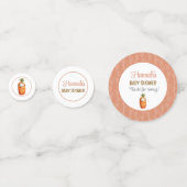 Confettis Une petite pousse sur la table de chemin (Devant)