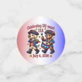 Confettis USA 250th Anniversary Souvenir - Patriotique (Petit recto)