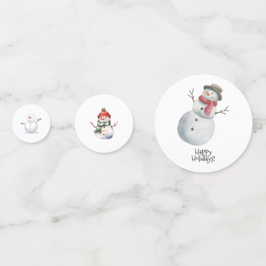 Confettis Vacances d'hiver (Derrière)