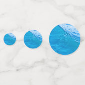 Confettis vague d'eau bleue (Devant)