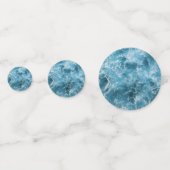 Confettis Vagues de l'océan bleu (Derrière)
