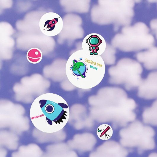 Confettis Vaisseau spatial Astronaute 