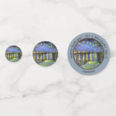 Confettis van Gogh Starry Night Over the Rhone Party Objets (Derrière)