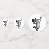 Confettis Vedette de pickleball (Devant)