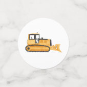 Confettis Véhicules de construction fête d'anniversaire (Petit recto)