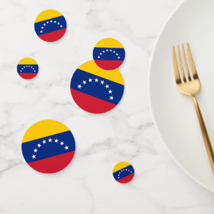 Confettis Venezuela Confetti, parti, drapeau vénézuélien