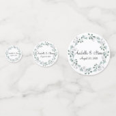 Confettis Verdure mariage Foliage Feuille Wreath Botanique (Devant)